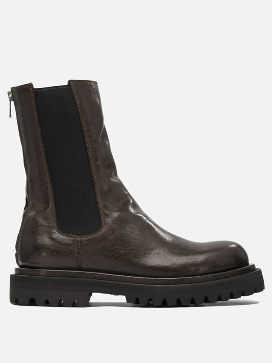 Zipped boots 100% leather - 100% rubber  Brown - Officine Creative Women | PLP | VIETTI Online Store 
