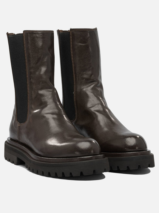 Zipped boots 100% leather - 100% rubber  Brown - Officine Creative Women | PLP | VIETTI Online Store | 2
