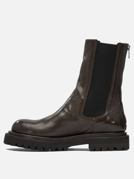 Zipped boots 100% leather - 100% rubber  Brown - Officine Creative Women | PLP | VIETTI Online Store | 2
