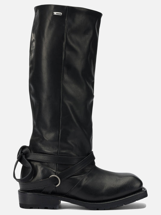 Knee-high 100% cow leather - 100% rubber  Black - Our Legacy Women | PDP | VIETTI Online Store 
