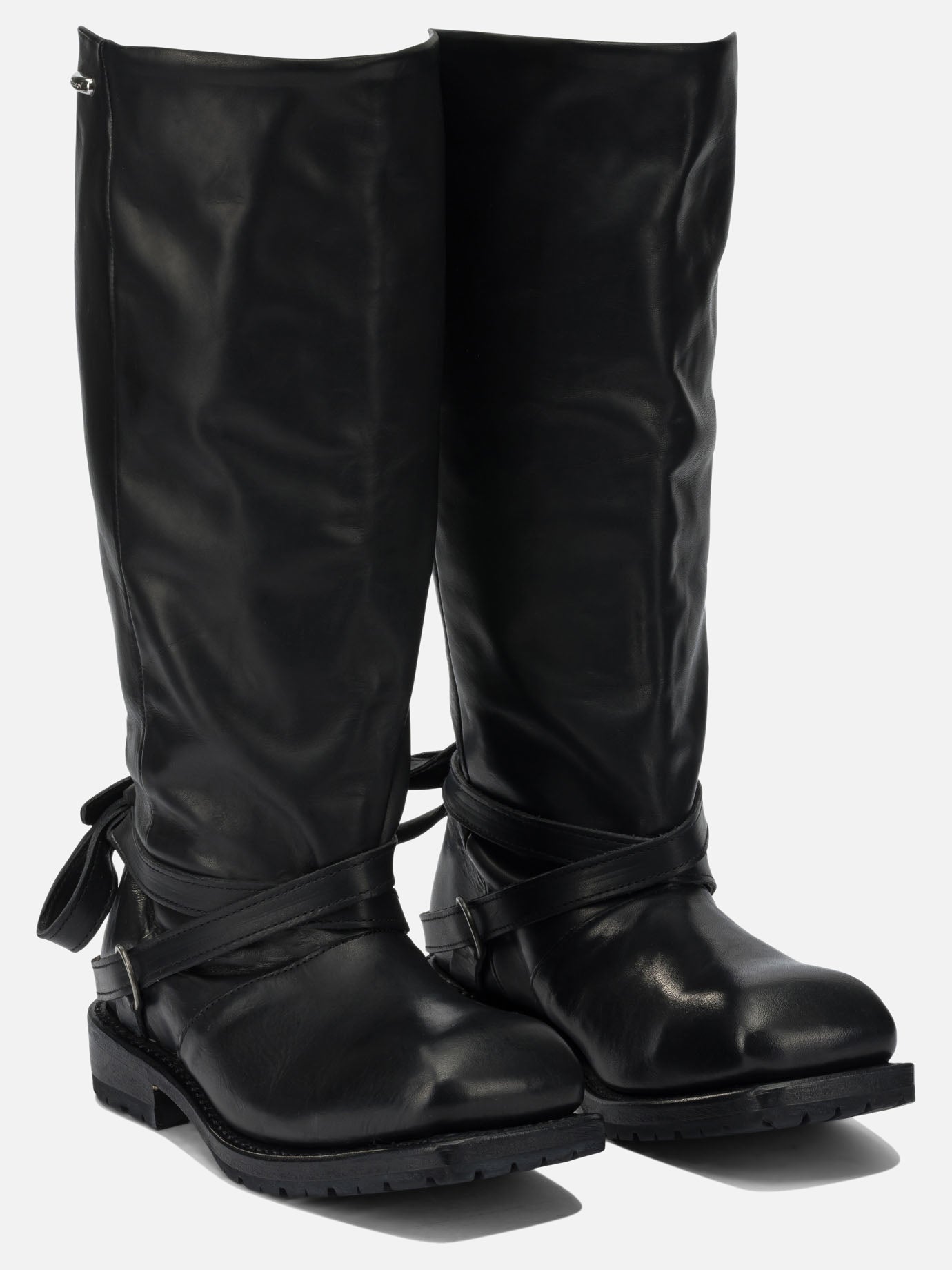 Knee-high 100% cow leather - 100% rubber  Black - Our Legacy Women | PDP | VIETTI Online Store | Zoom-Modal_2

