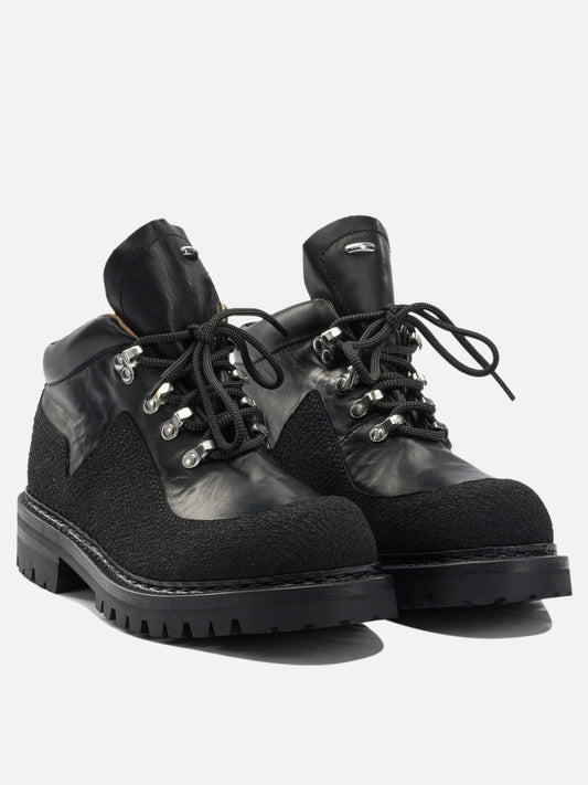 Lace-up boots 100% cow leather  Black - Our Legacy Men | PDP | VIETTI Online Store | 2
