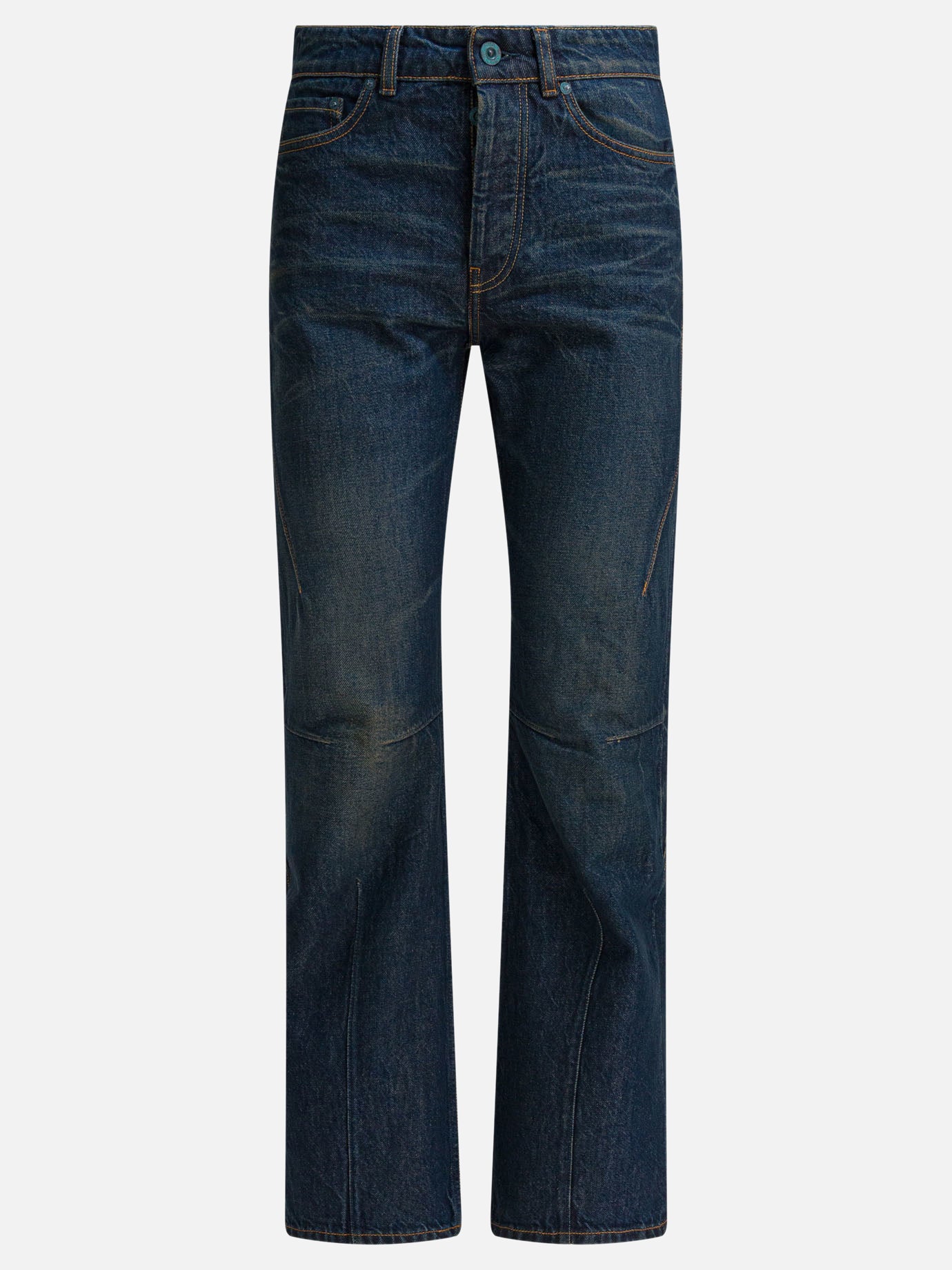 Flared jeans Solid colour  Blue - Our Legacy Women | PDP | VIETTI Online Store | thumbnail