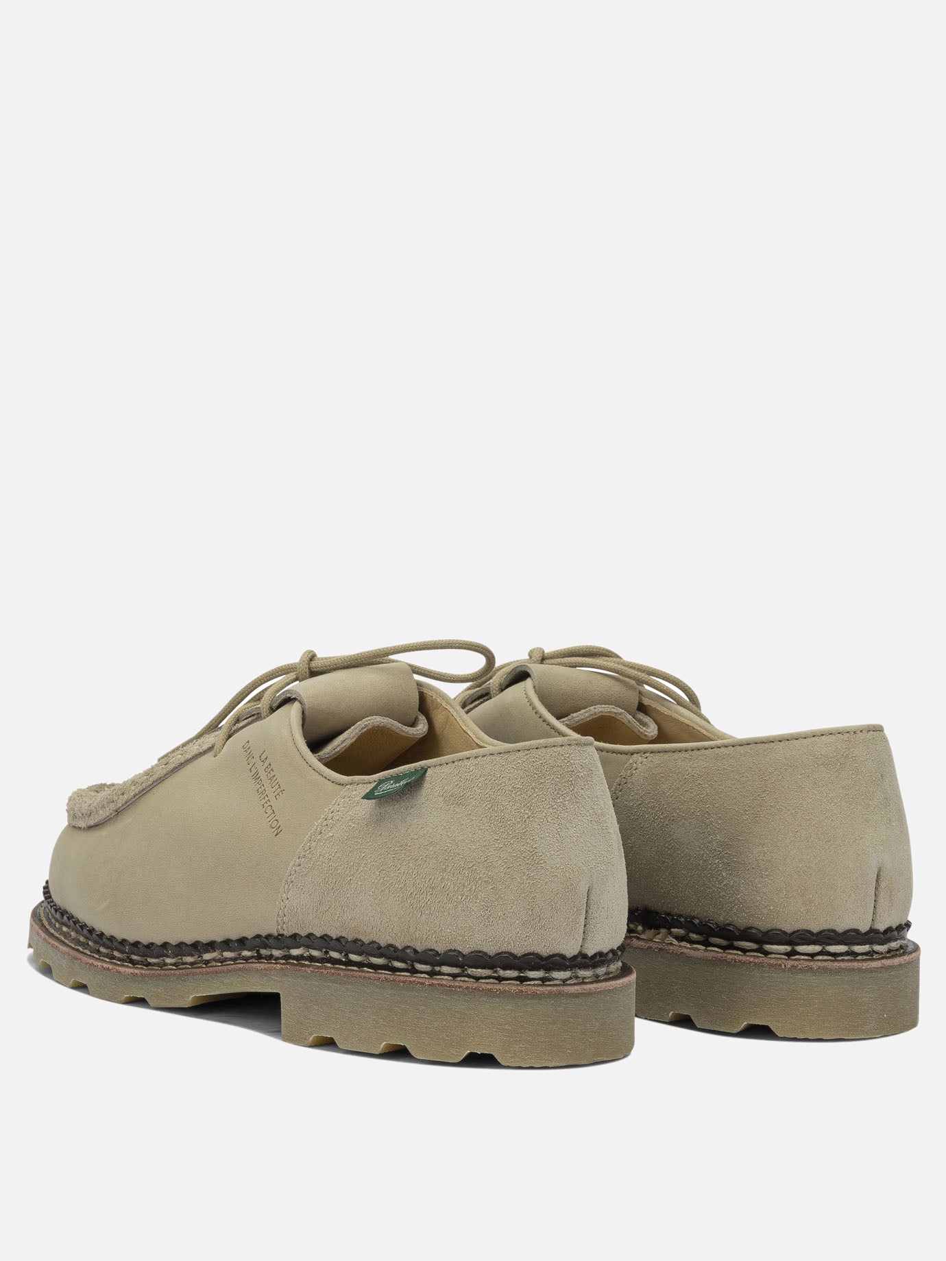Derby 100% leather - 100% rubber  Beige - Paraboot Men | PDP | VIETTI Online Store | thumbnail_4