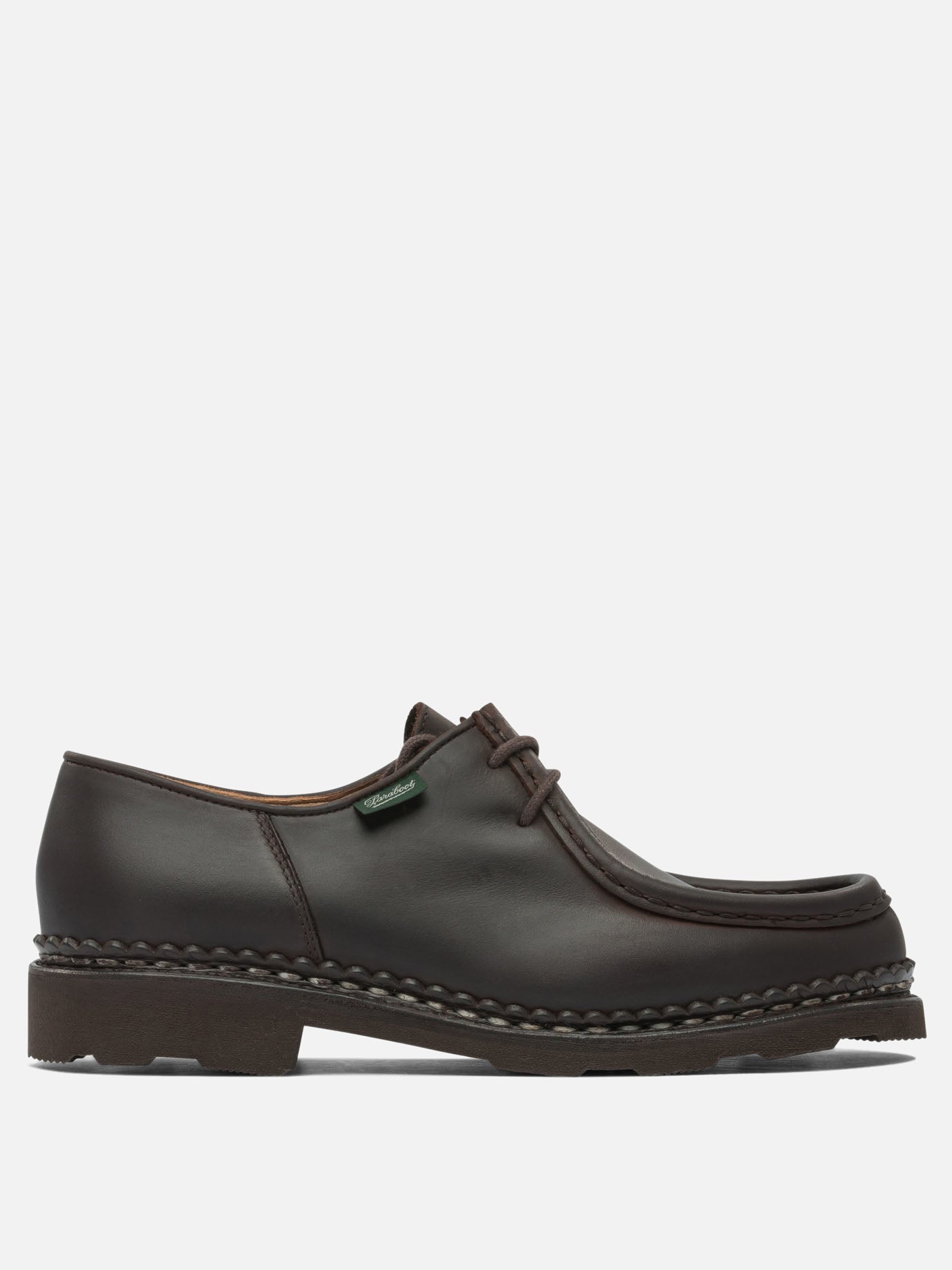 Laced loafers 100% leather - 100% rubber  Brown - Paraboot Men | PDP | VIETTI Online Store | Zoom-Modal
