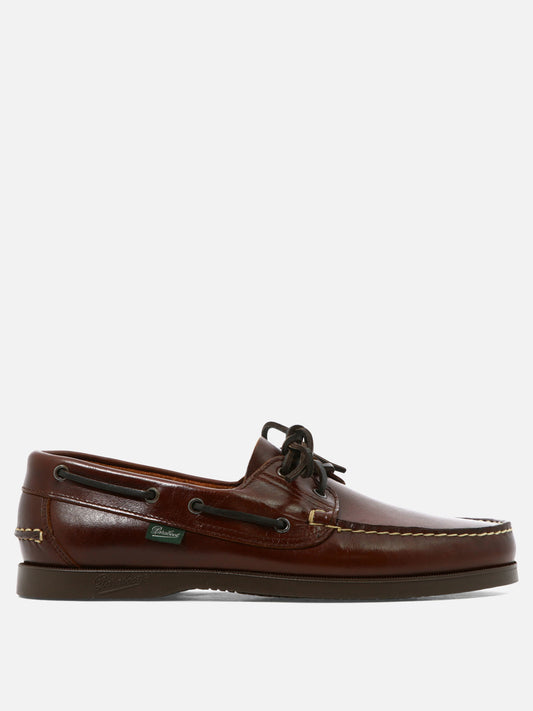 Laced loafers 100% leather - 100% rubber  Brown - Paraboot Men | PLP | VIETTI Online Store 
