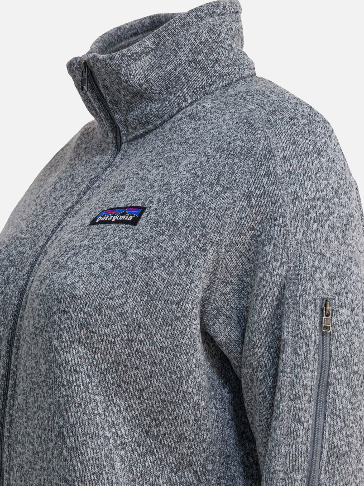 Fleece jackets Logo  Grey - Patagonia Women | PDP | VIETTI Online Store | thumbnail_4