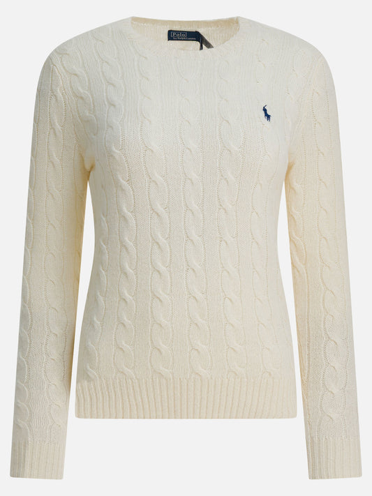Crewneck sweaters Logo  White - Polo Ralph Lauren Women | PLP | VIETTI Online Store 
