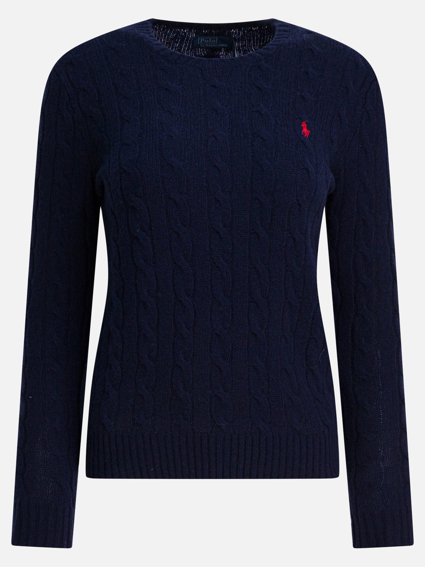 Crewneck sweaters Logo  Blue - Polo Ralph Lauren Women | PDP | VIETTI Online Store | Zoom-Modal
