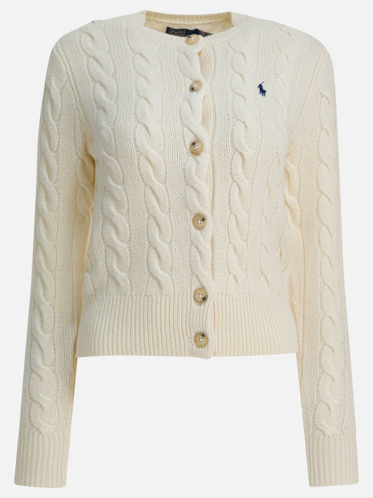 Cardigans Logo  White - Polo Ralph Lauren Women | PDP | VIETTI Online Store 
