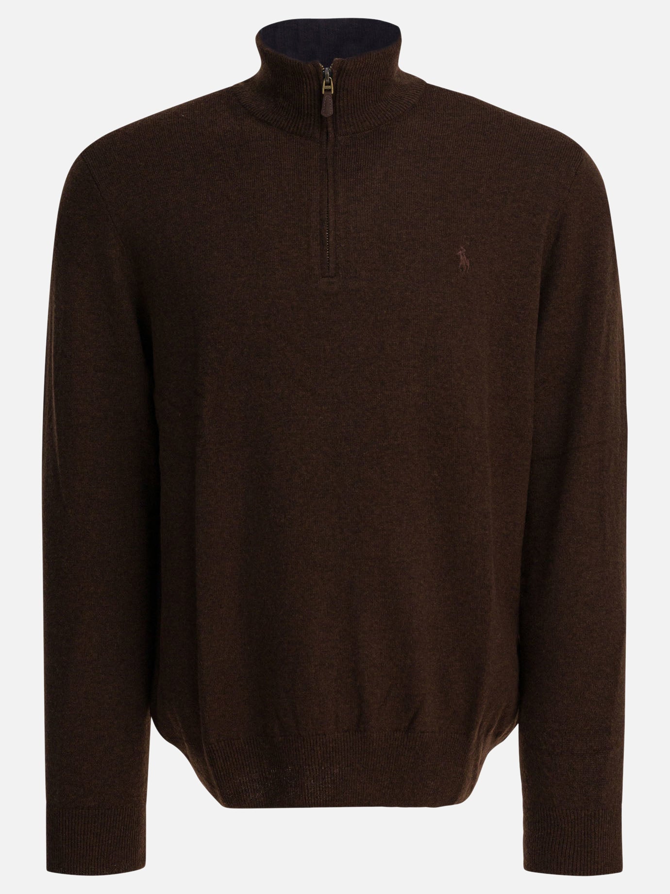 Half zip sweaters Logo  Brown - Polo Ralph Lauren Men | PDP | VIETTI Online Store | Zoom-Modal
