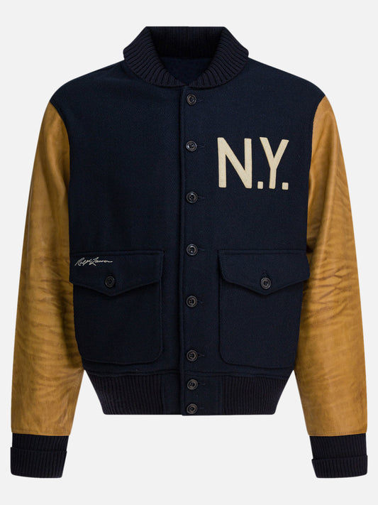 Bomber jackets Print  Blue - Polo Ralph Lauren Men | PDP | VIETTI Online Store 
