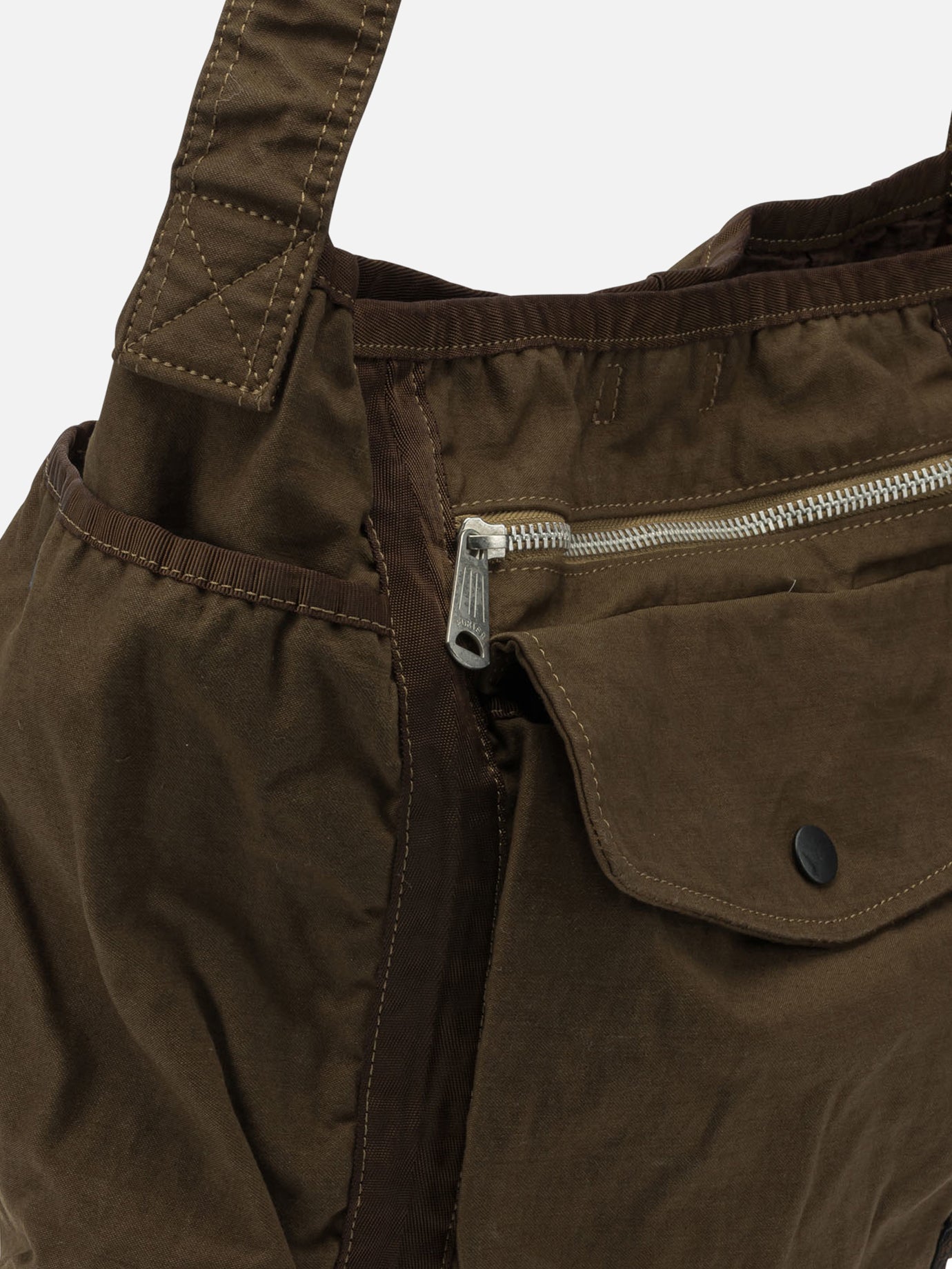 Small bags 50% nylon 50% cotton  Brown - Porter-Yoshida & Co Men | PDP | VIETTI Online Store | Zoom-Modal_4
