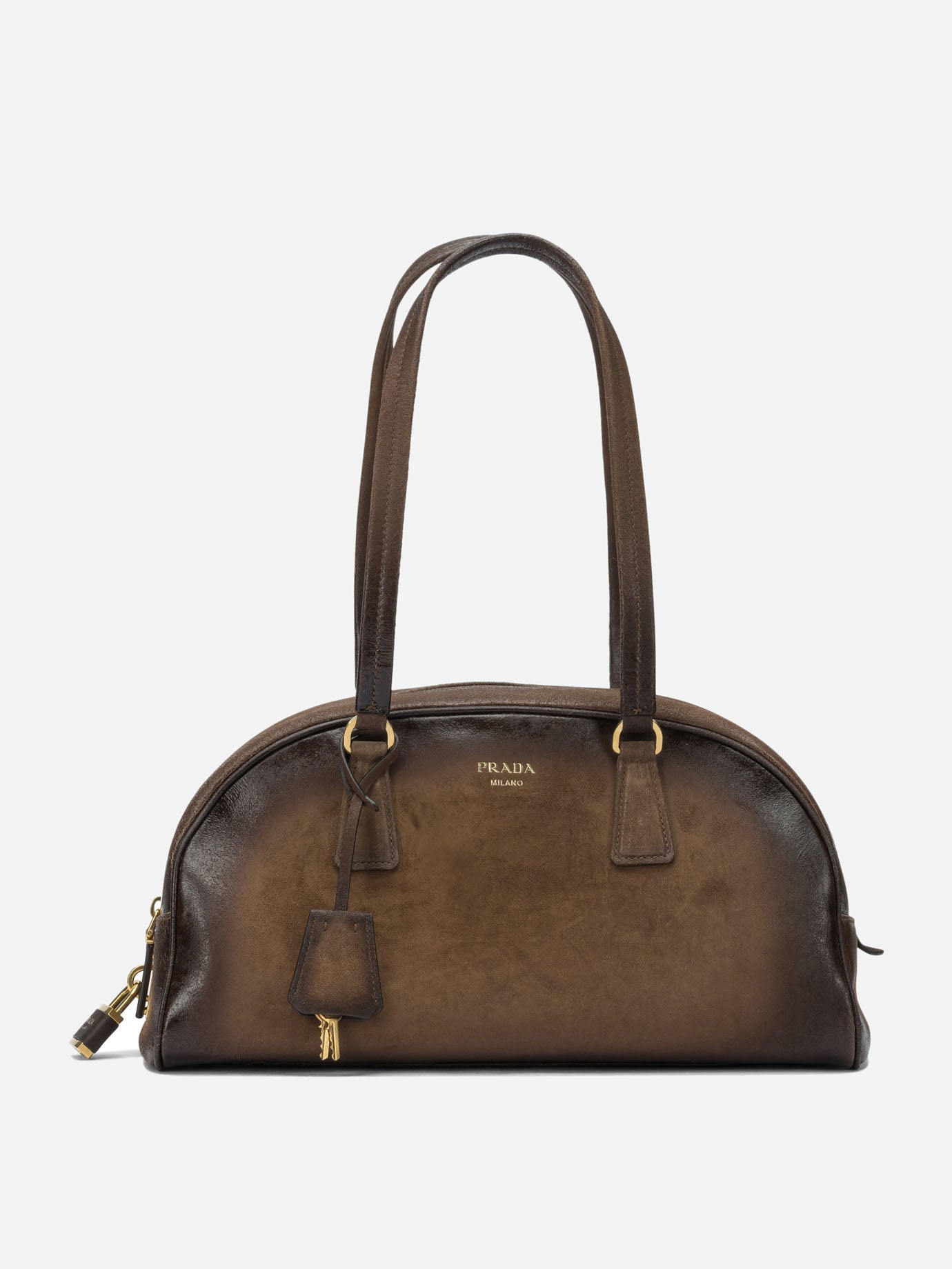 Medium bags Logo  Brown - Prada Women | PDP | VIETTI Online Store | thumbnail