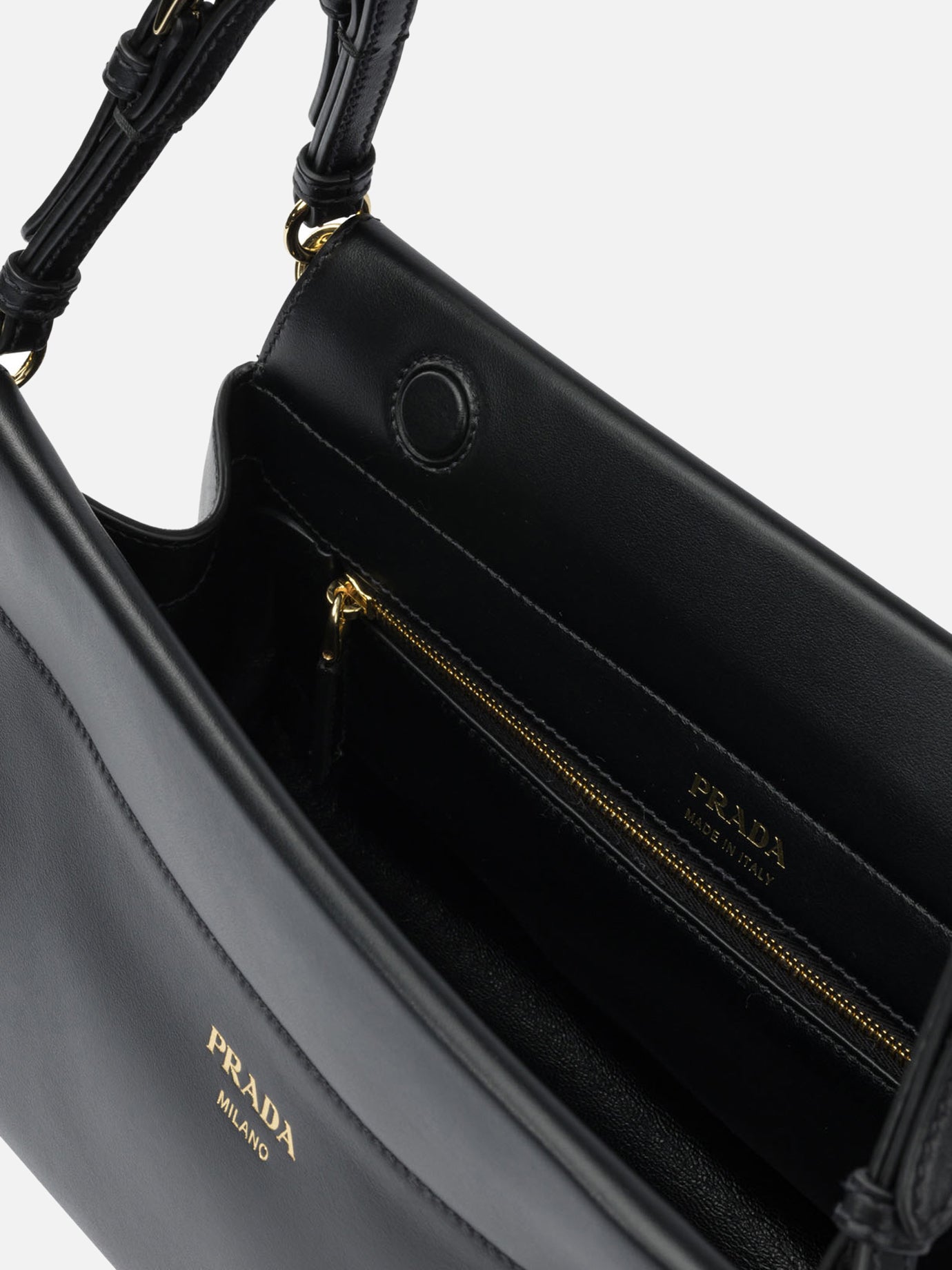 Medium bags 100% lamb leather  Black - Prada Women | PDP | VIETTI Online Store | Zoom-Modal_5
