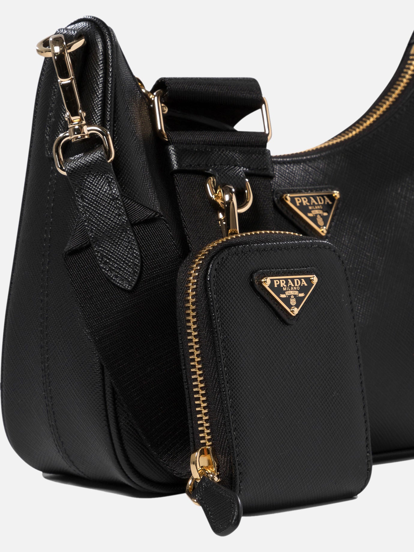 Small bags Logo  Black - Prada Women | PDP | VIETTI Online Store | thumbnail_4