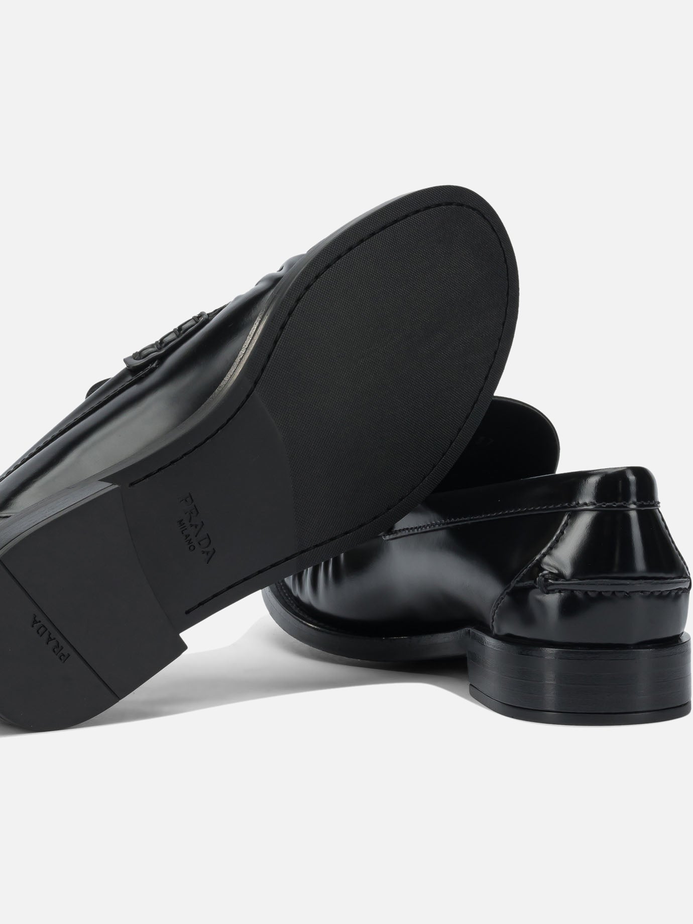 Loafers 100% calf leather - 100% rubber  Black - Prada Women | PDP | VIETTI Online Store | Zoom-Modal_5

