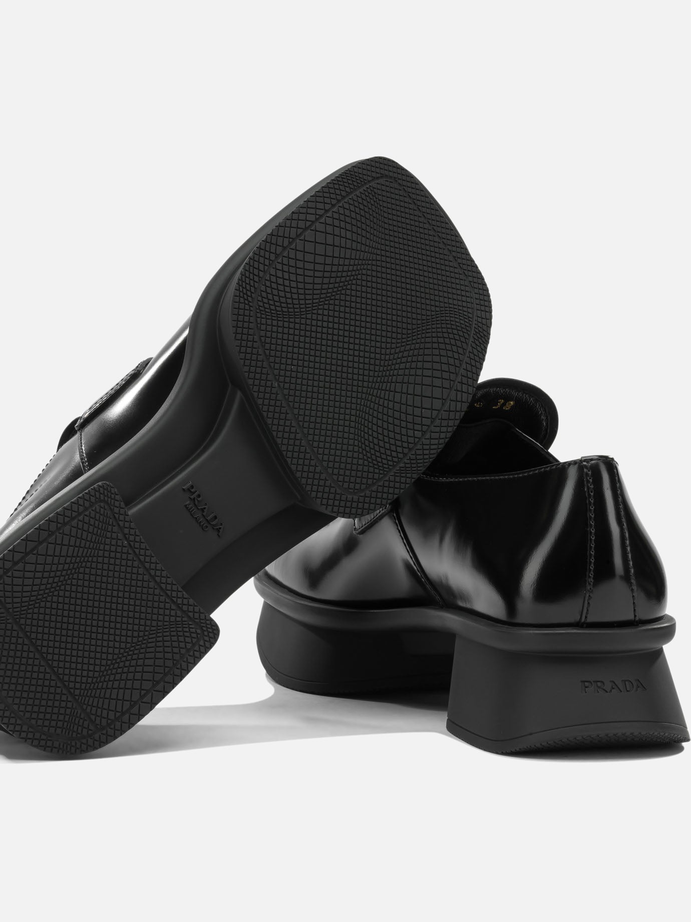 Loafers 100% leather - 100% rubber  Black - Prada Women | PDP | VIETTI Online Store | Zoom-Modal_5
