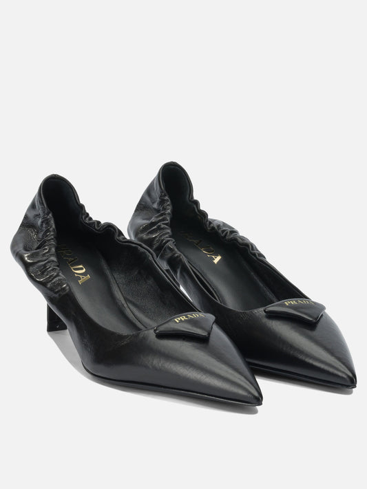 Pumps 100% calf leather - 100% calf leather  Black - Prada Women | PDP | VIETTI Online Store | 2
