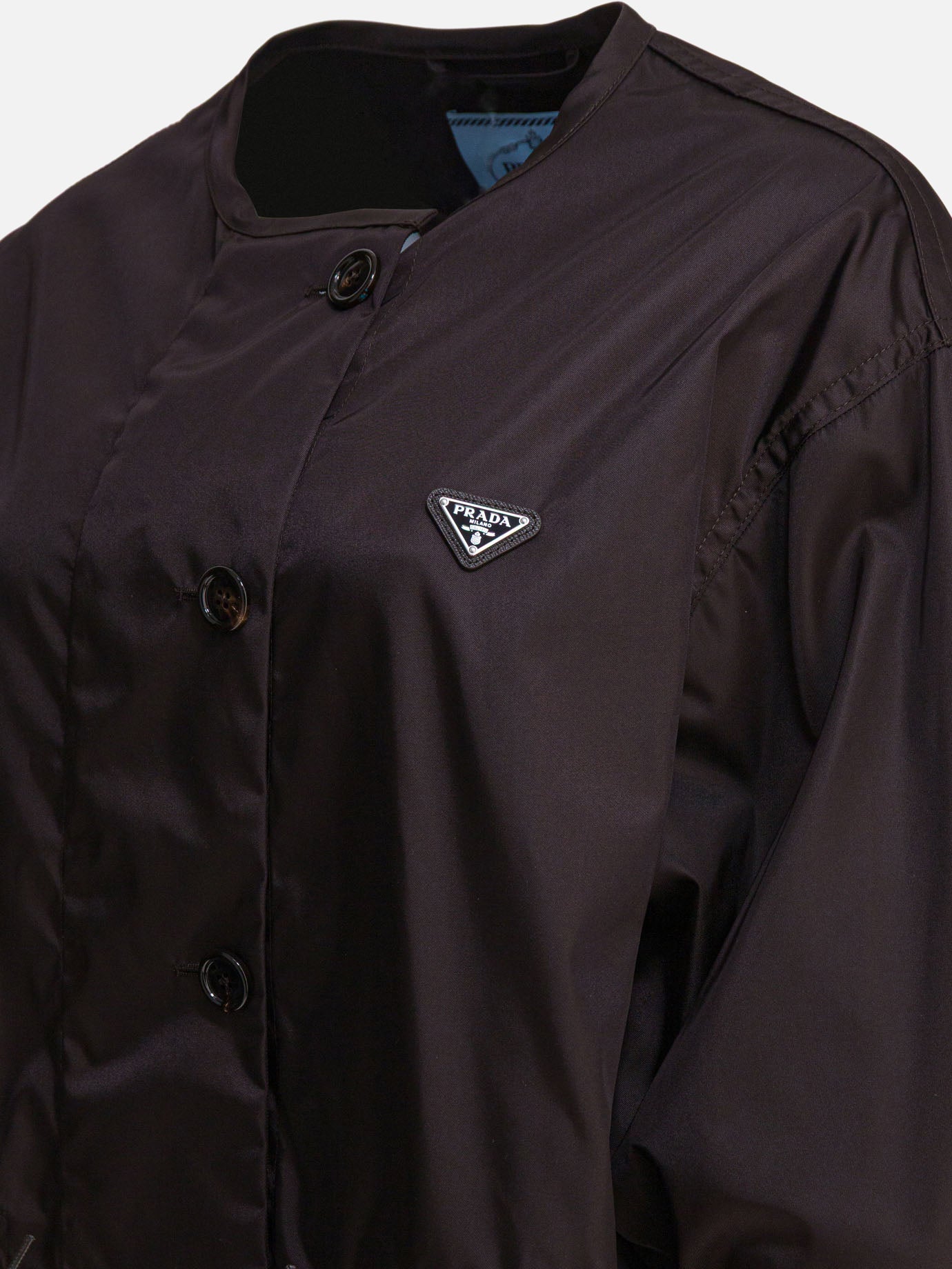 Raincoats & Trench coats Logo  Black - Prada Women | PDP | VIETTI Online Store | Zoom-Modal_4
