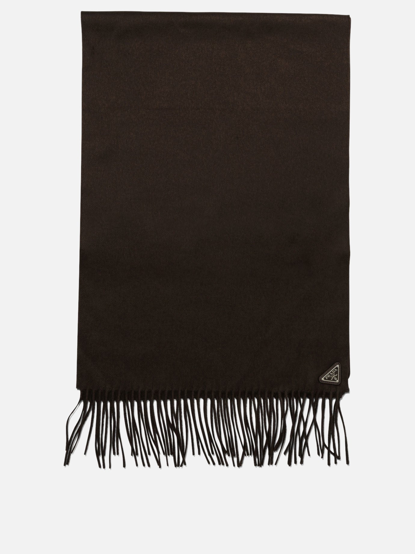 Fringed scarves 2FS065  Brown - Prada Men | PDP | VIETTI Online Store | Zoom-Modal
