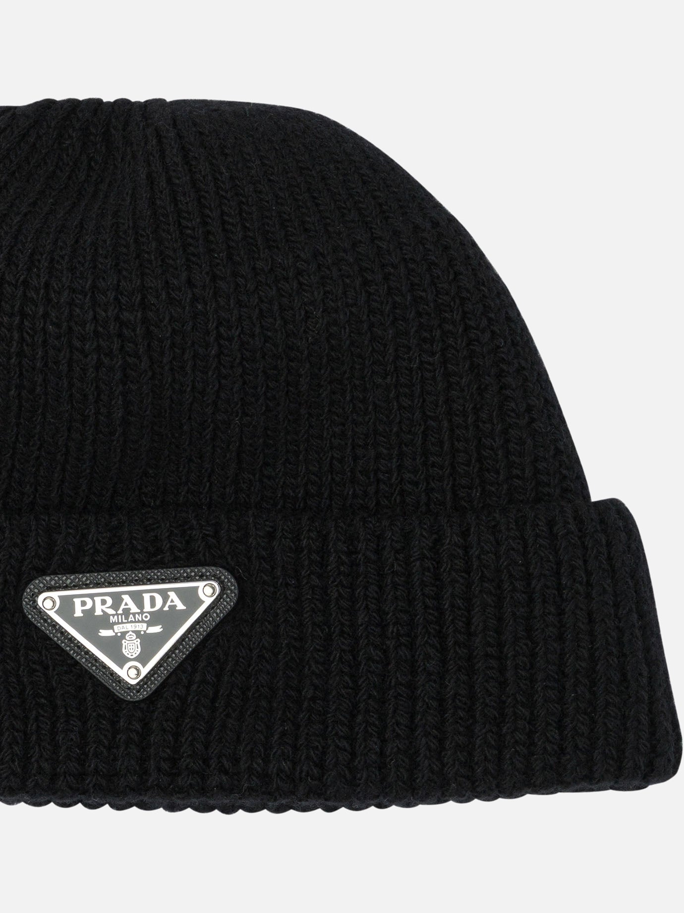 Beanies 100% cashmere  Black - Prada Men | PDP | VIETTI Online Store | Zoom-Modal_3
