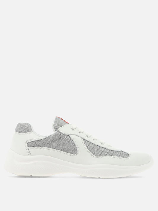 Low top sneakers 100% lamb leather - 100% rubber  White - Prada Men | PDP | VIETTI Online Store 
