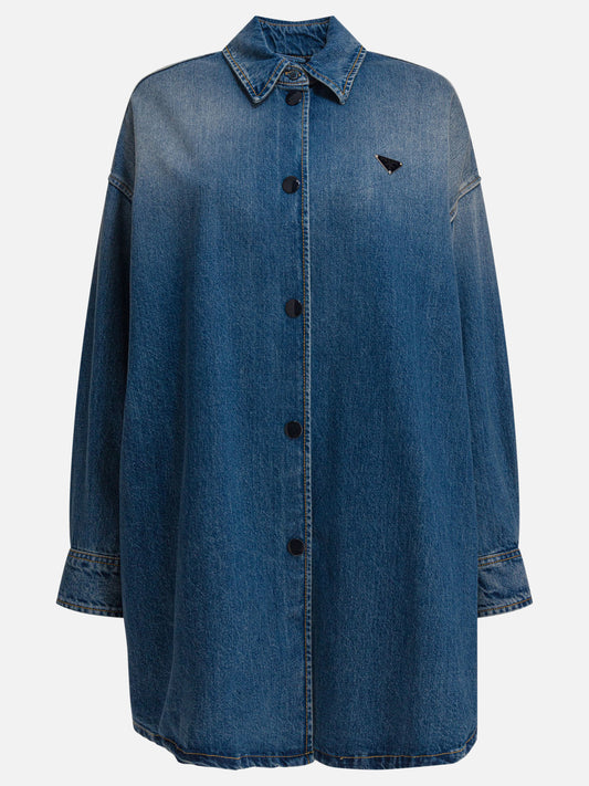 Casual shirts Logo  Light blue - Prada Women | PLP | VIETTI Online Store 
