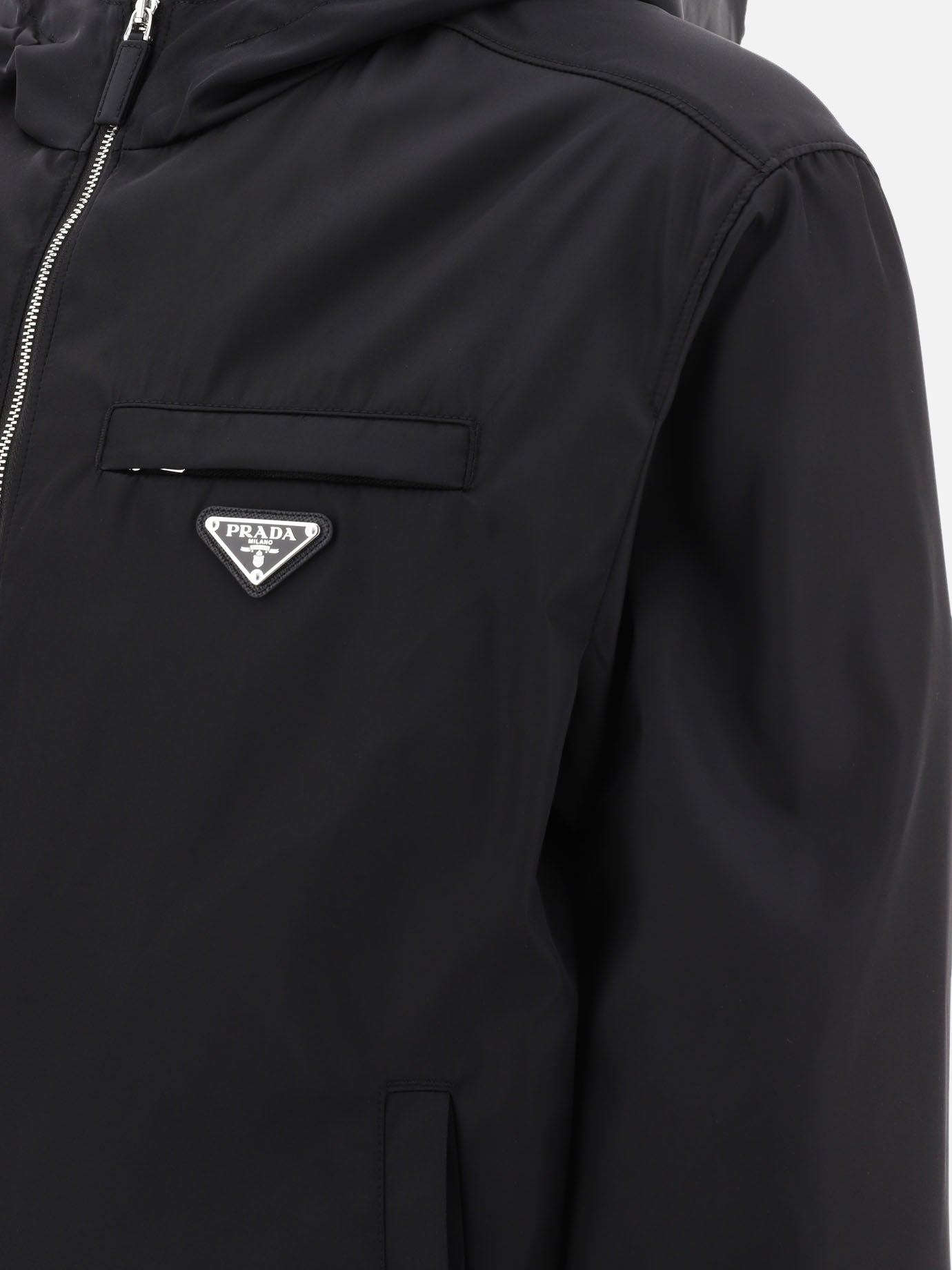 Windbreakers Logo  Black - Prada Men | PDP | VIETTI Online Store | thumbnail_4