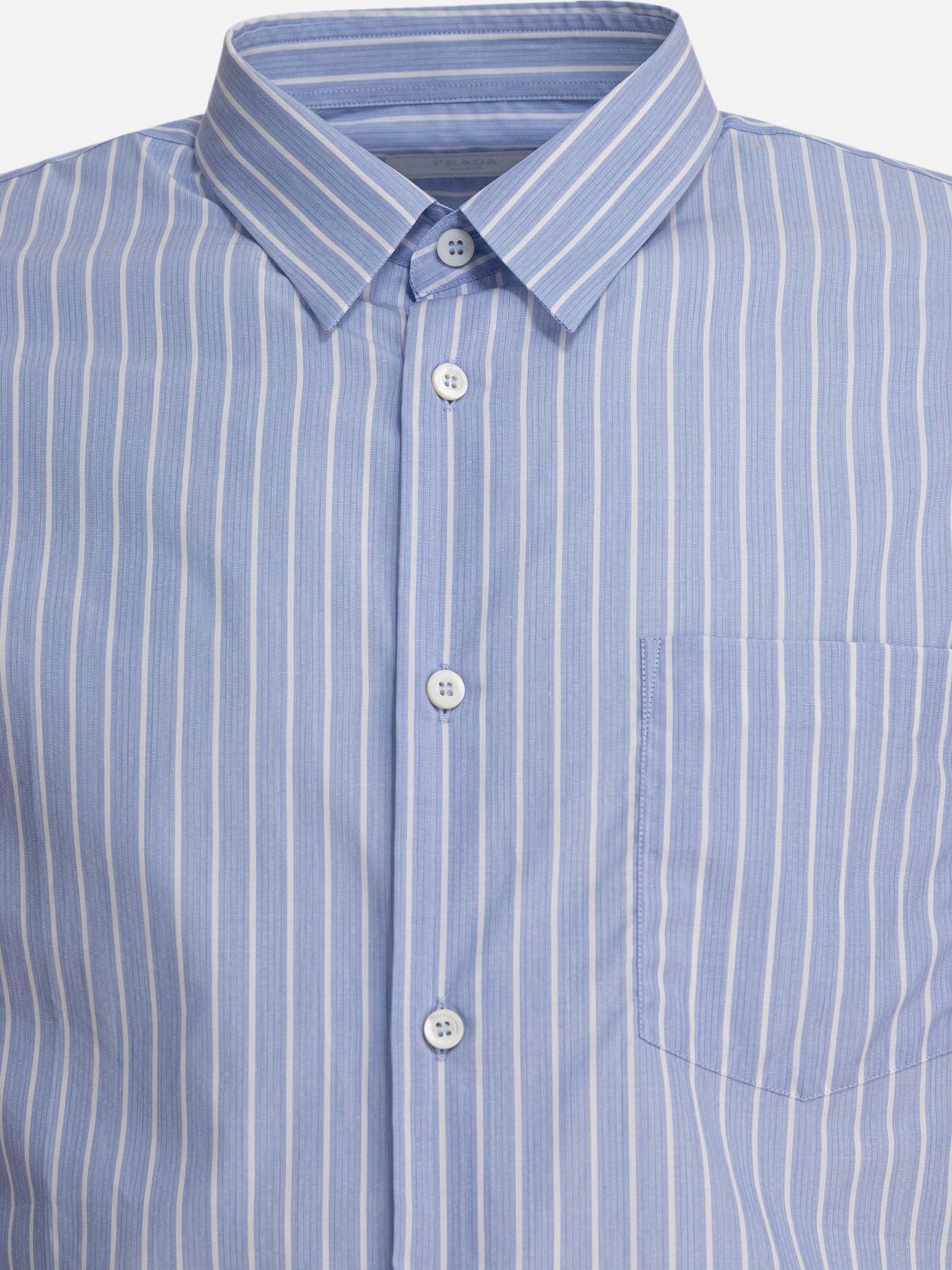 Casual shirts Striped  Light blue - Prada Men | PDP | VIETTI Online Store | Zoom-Modal_3
