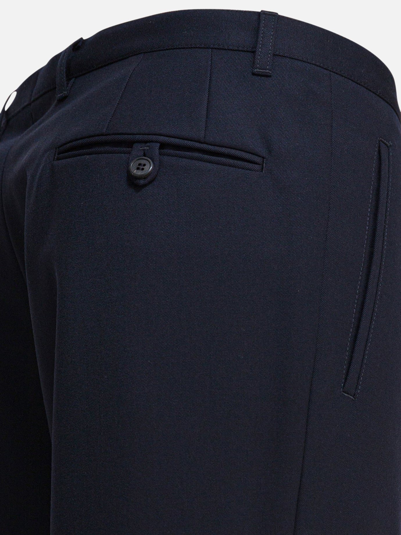 Prada Wool trousers 19403480_50 Blue thumbnail_4