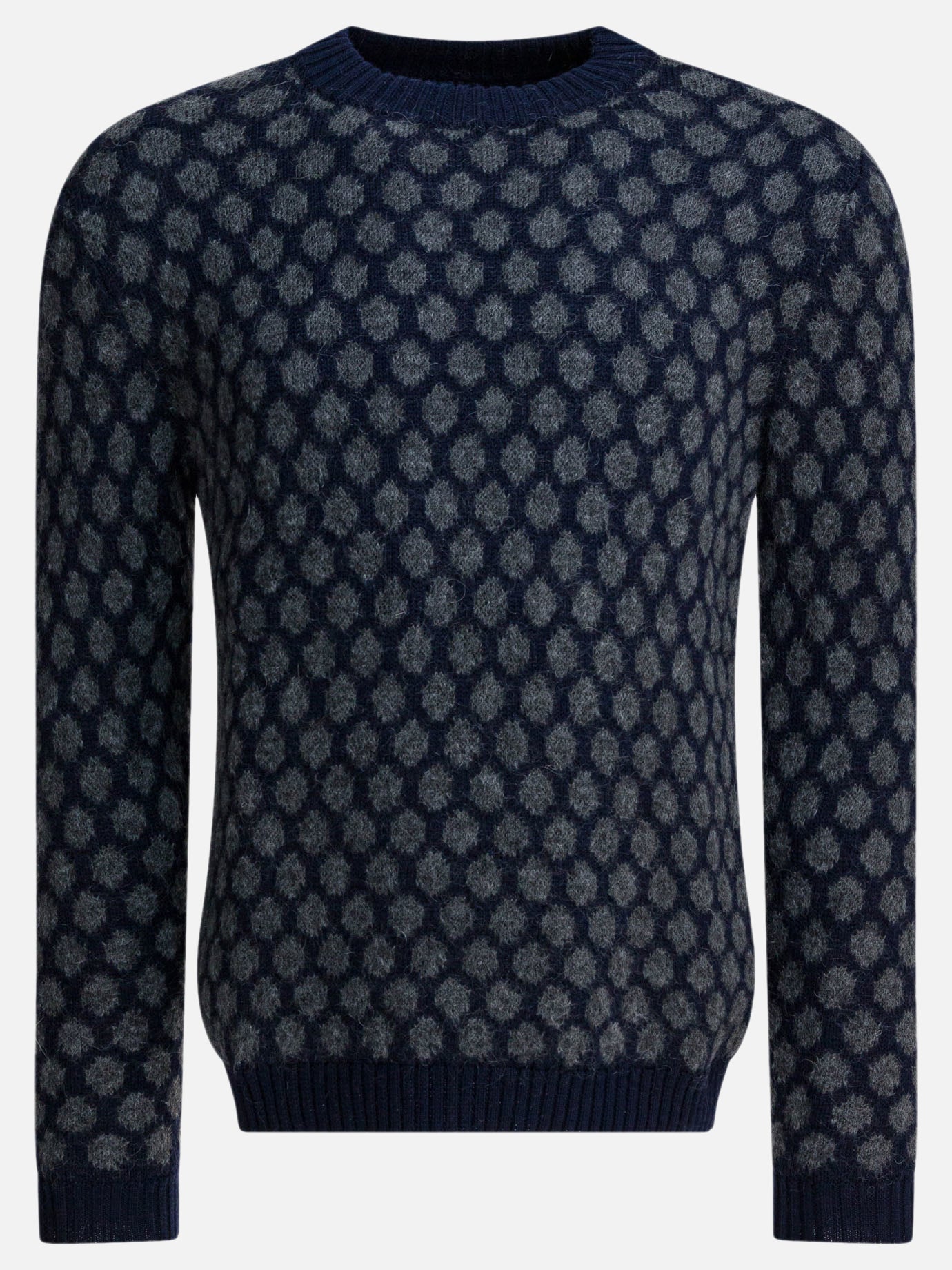 Crewneck sweaters Textured knit  Blue - Rakkì Men | PDP | VIETTI Online Store | Zoom-Modal
