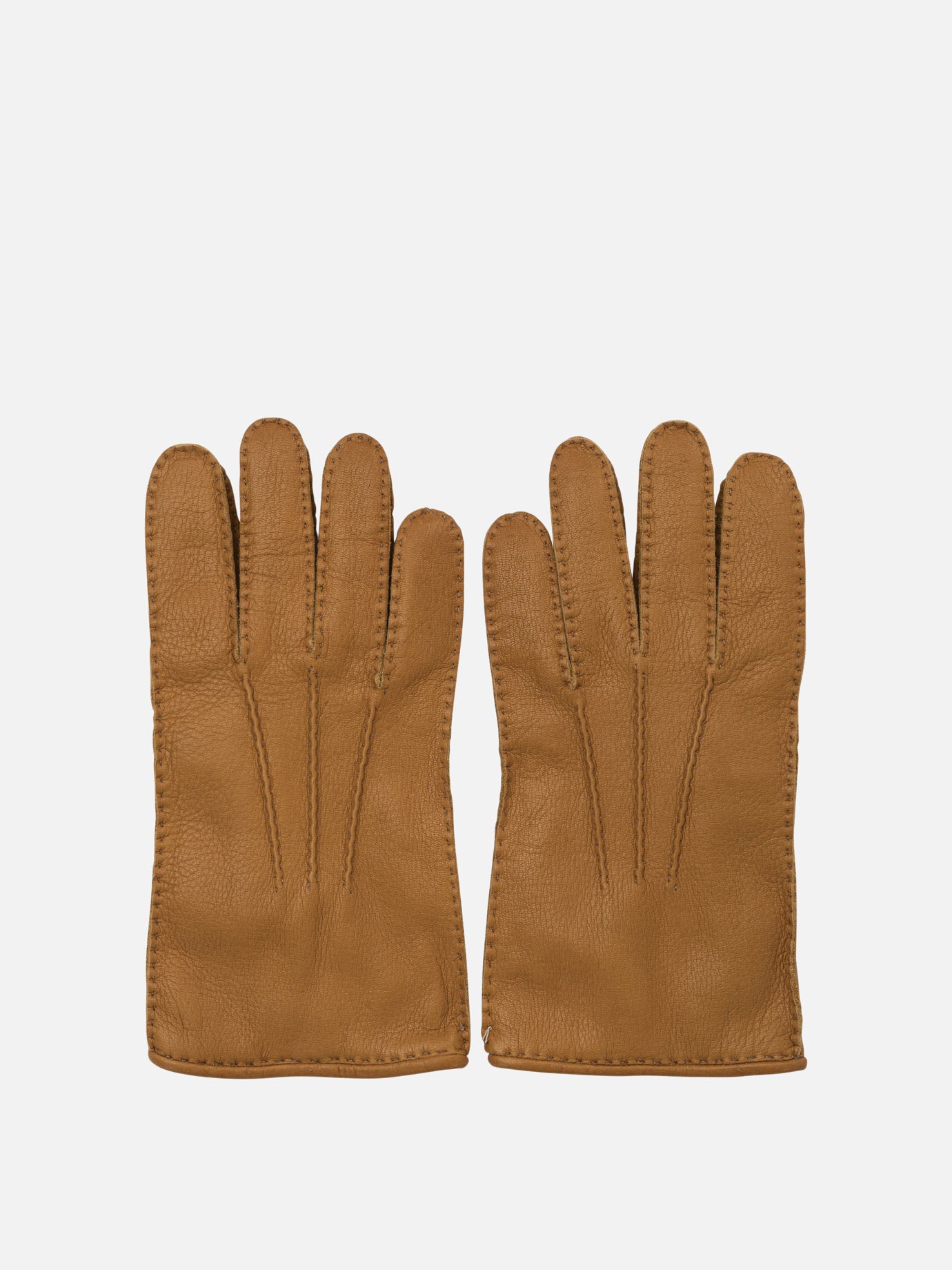 Casual gloves 100% leather  Brown - Restelli Men | PDP | VIETTI Online Store | thumbnail
