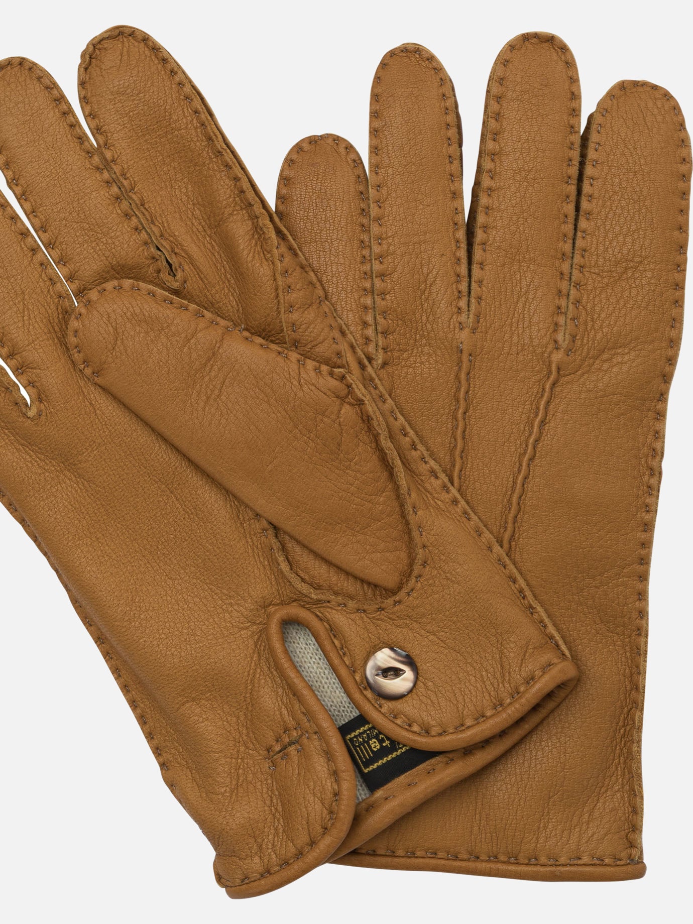 Casual gloves 100% leather  Brown - Restelli Men | PDP | VIETTI Online Store | thumbnail_2