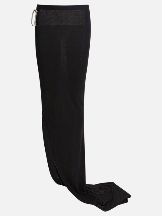 Long skirts Solid colour  Black - Rick Owens Women | PLP | VIETTI Online Store 
