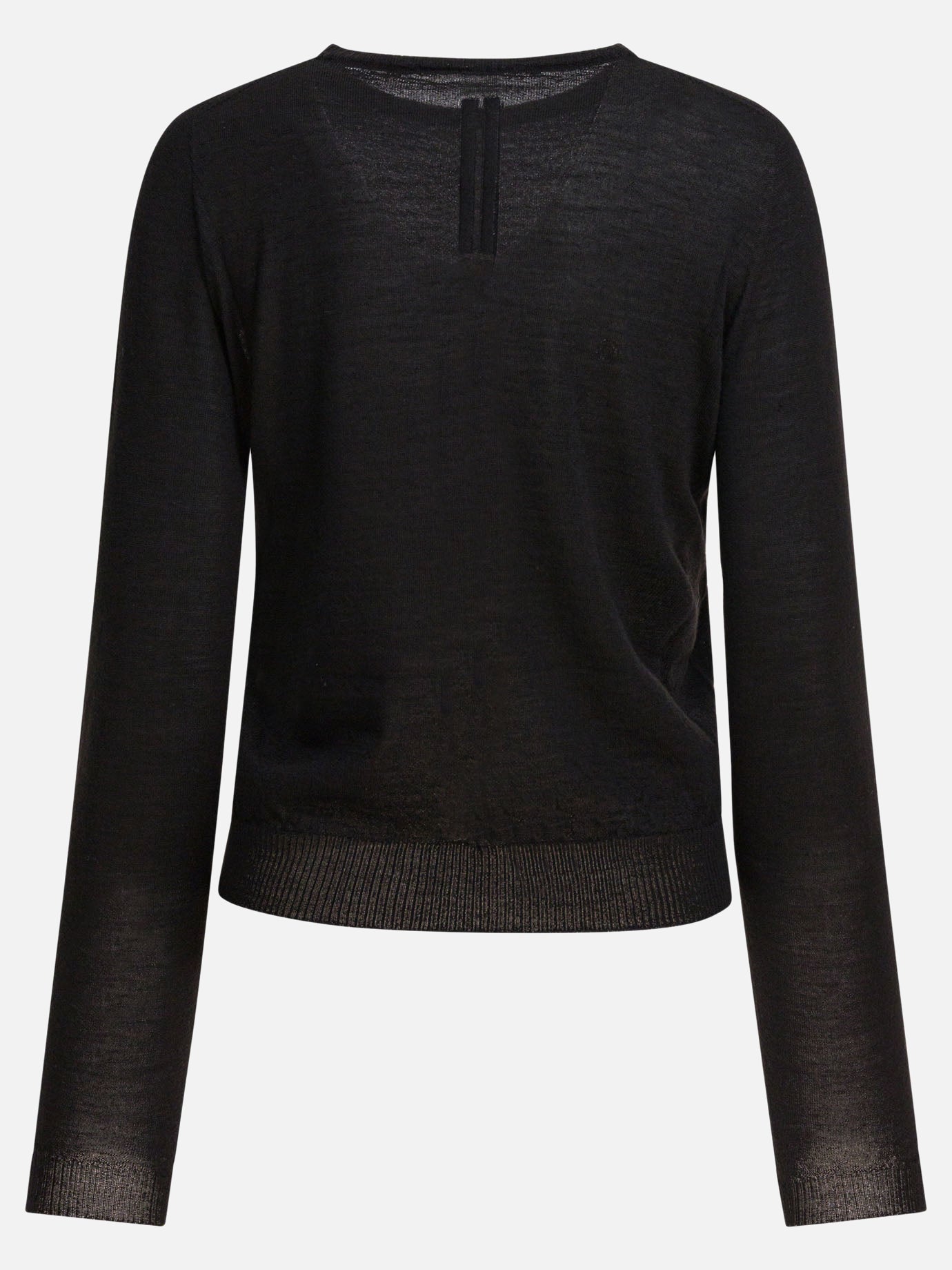 Crewneck sweaters Solid colour  Black - Rick Owens Women | PDP | VIETTI Online Store | thumbnail_2