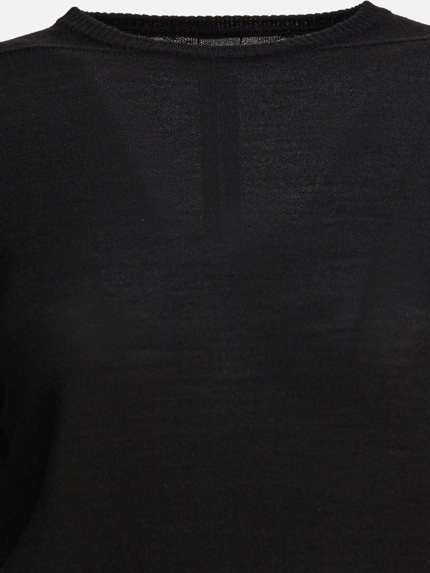 Crewneck sweaters Solid colour  Black - Rick Owens Women | PDP | VIETTI Online Store | thumbnail_3