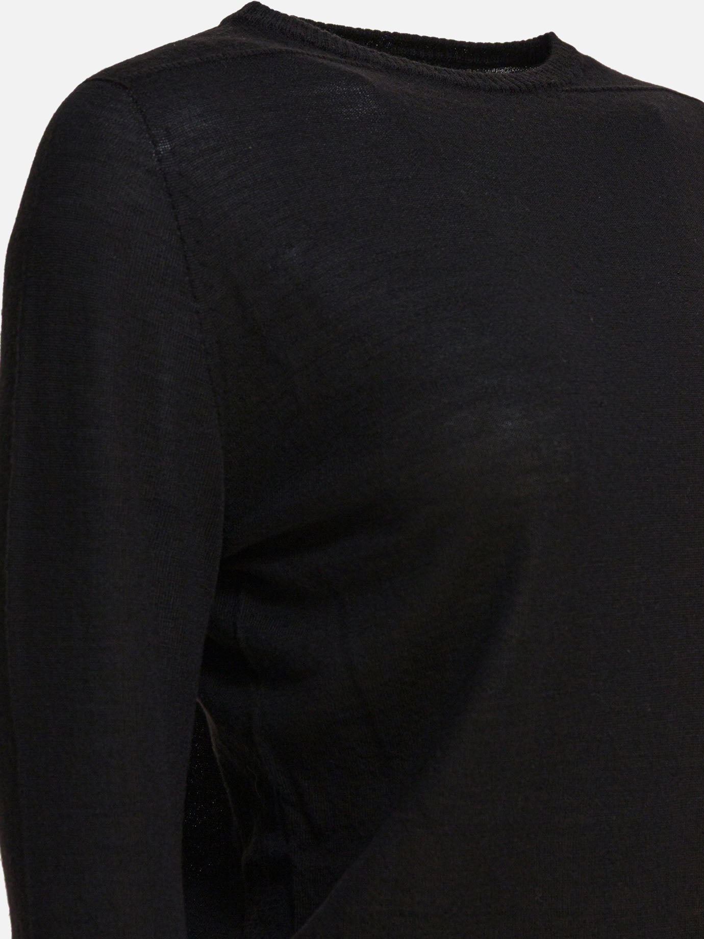 Crewneck sweaters Solid colour  Black - Rick Owens Women | PDP | VIETTI Online Store | thumbnail_4