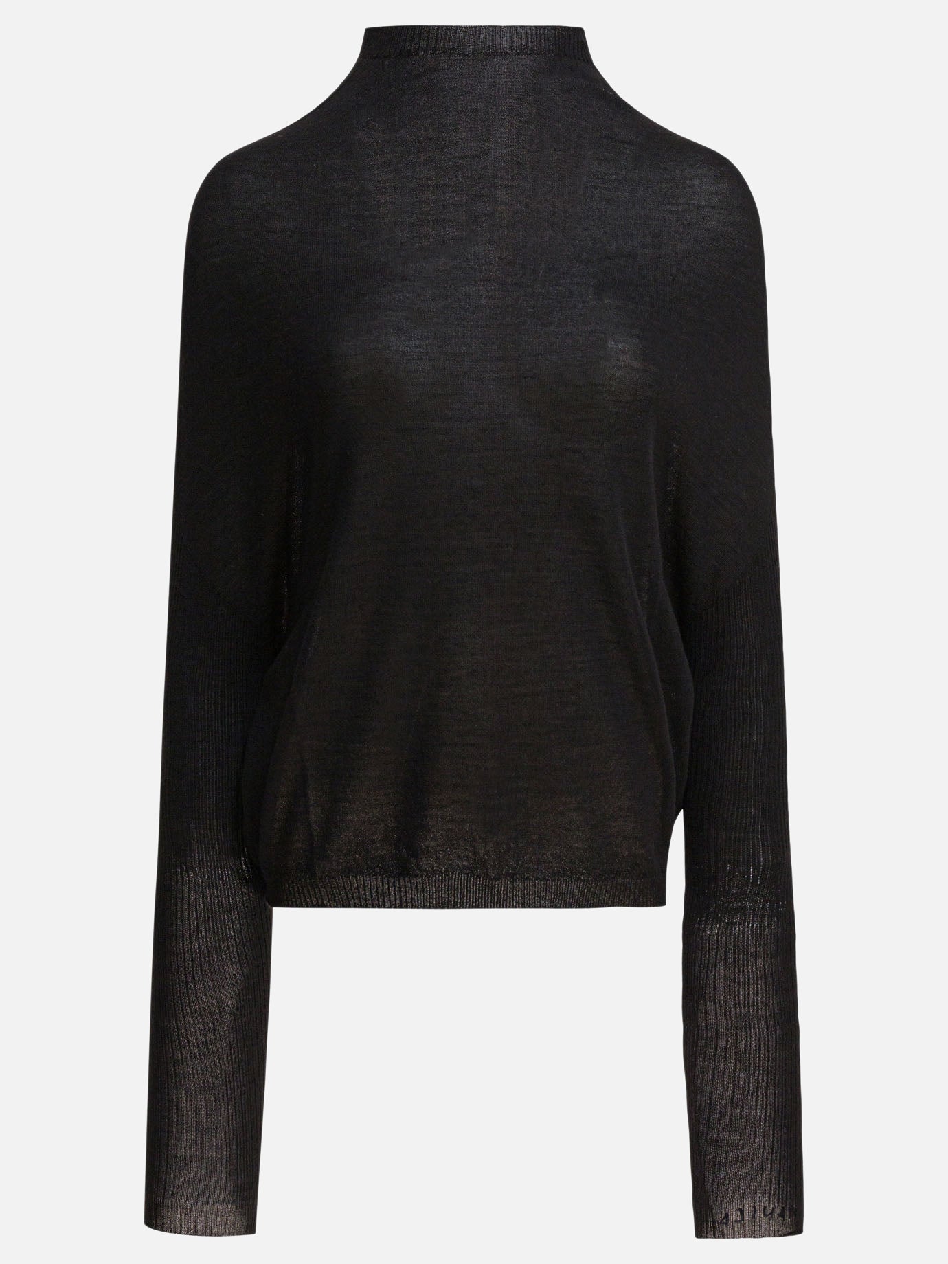 Turtleneck sweaters Solid colour  Black - Rick Owens Women | PDP | VIETTI Online Store | Zoom-Modal
