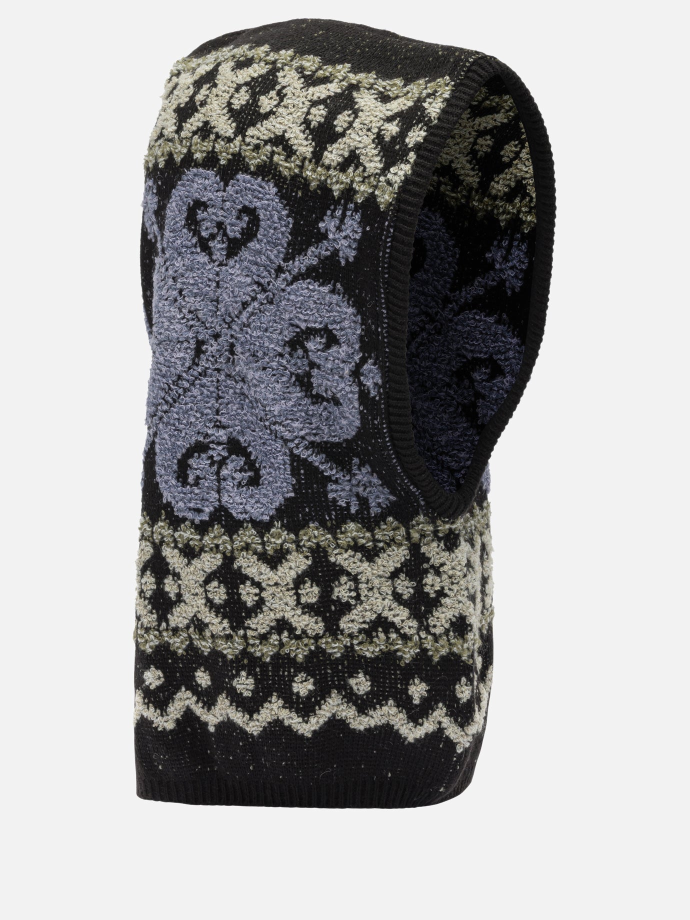 Balaclava 100% wool  Black - KAPITAL Men | PDP | VIETTI Online Store | Zoom-Modal_2
