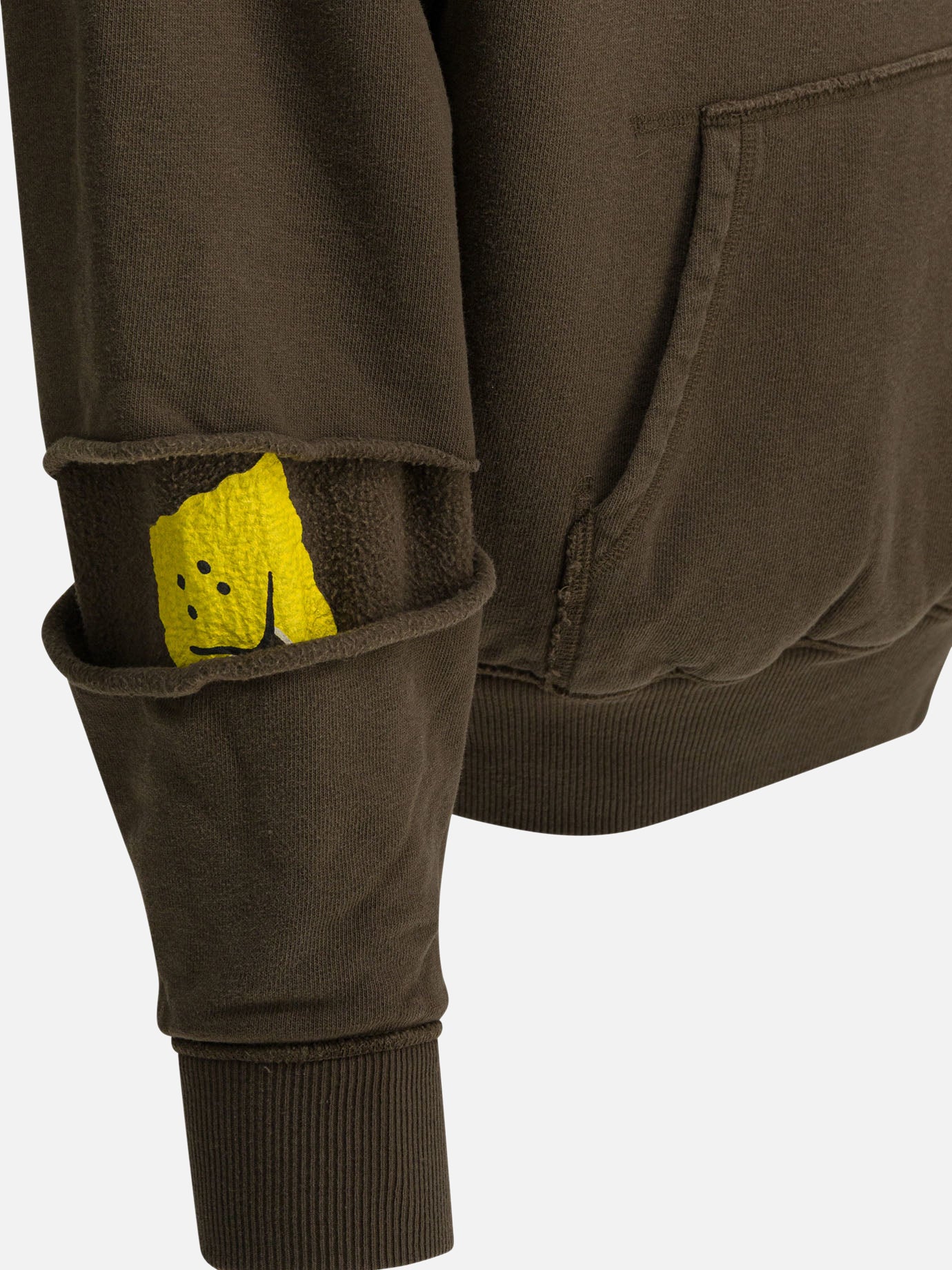 Hoodies Solid colour  Brown - KAPITAL Men | PDP | VIETTI Online Store | thumbnail_3