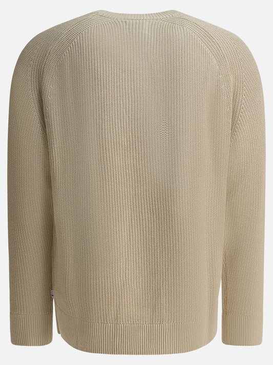 Crewneck sweaters Solid colour  Beige - NN.07 Men | PLP | VIETTI Online Store | 2
