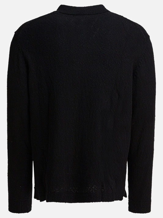 Polo shirts with buttons Solid colour  Black - NN.07 Men | PLP | VIETTI Online Store | 2
