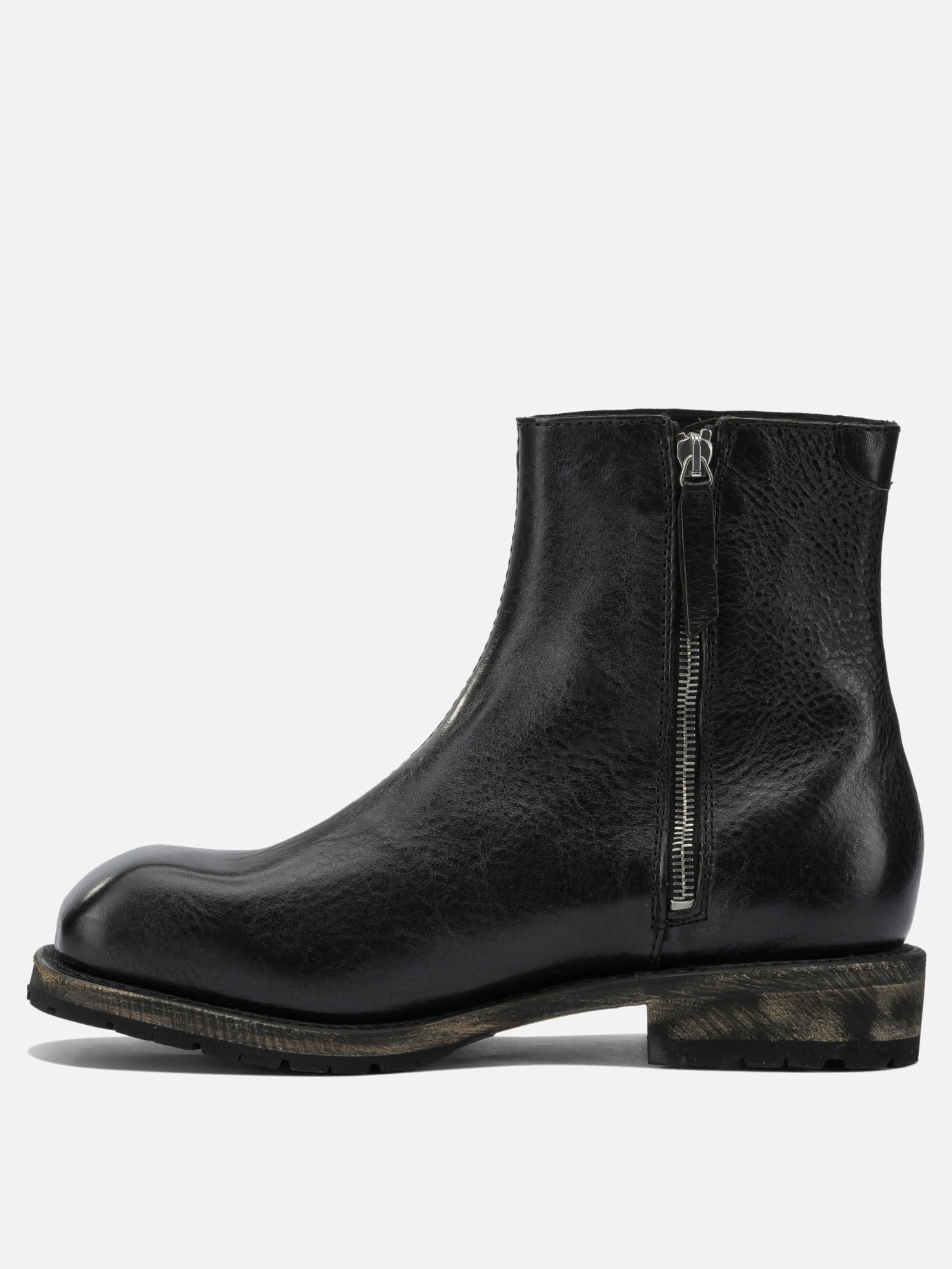 Zipped boots 100% calf leather - 100% rubber  Black - Our Legacy Men | PDP | VIETTI Online Store | Zoom-Modal_3
