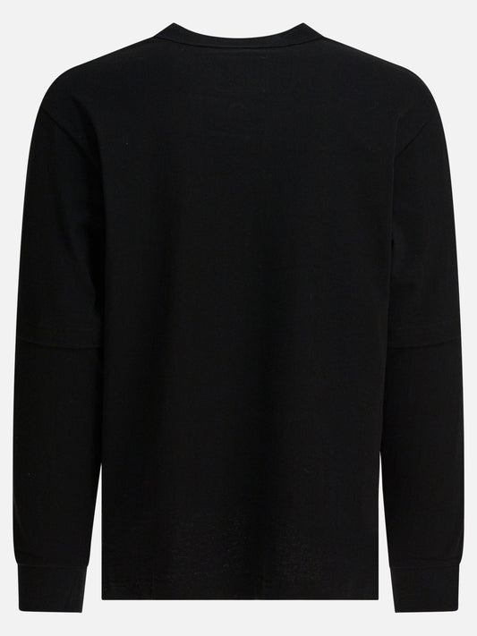 Crewneck t-shirts Logo  Black - Sacai Men | PLP | VIETTI Online Store | 2
