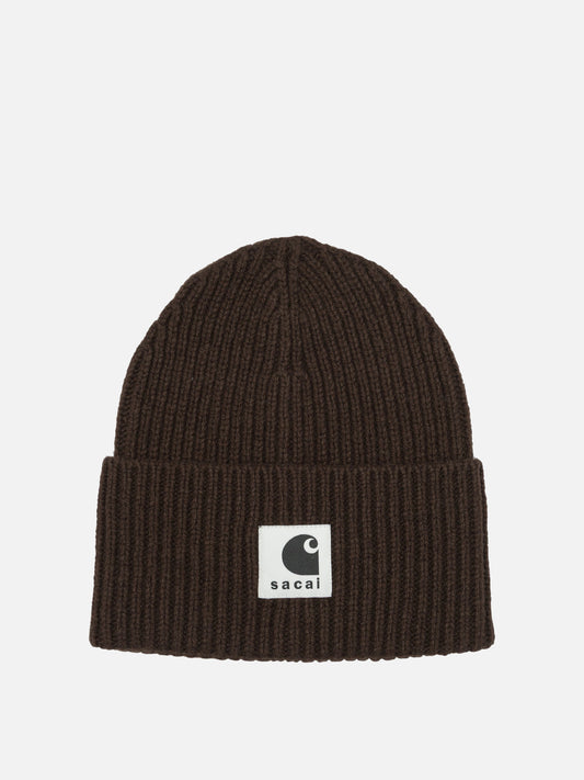 Beanies Logo  Brown - Sacai Men | PDP | VIETTI Online Store 
