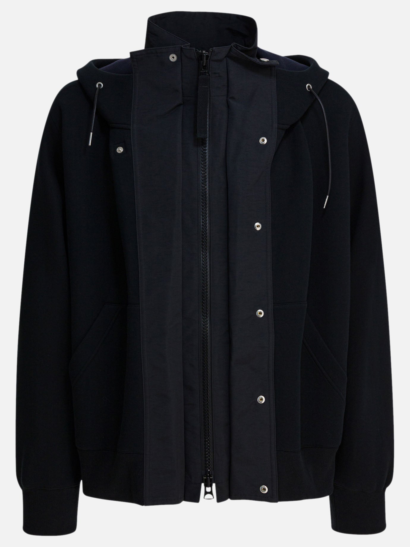Quilted & Utility Jackets Solid colour  Black - Sacai Men | PDP | VIETTI Online Store | thumbnail