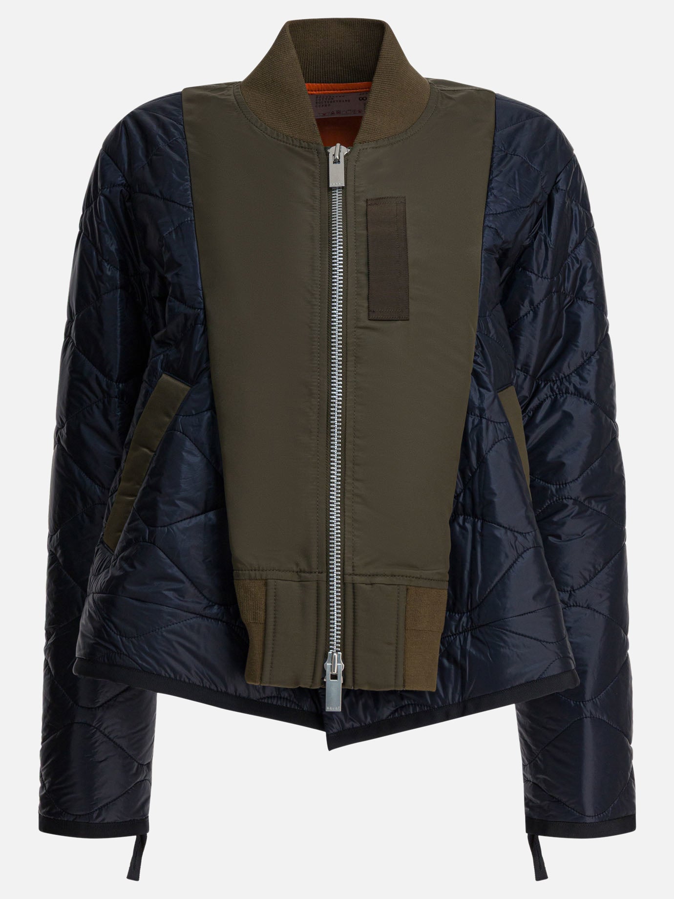 Bomber jackets Textured knit  Green - Sacai Women | PDP | VIETTI Online Store | Zoom-Modal
