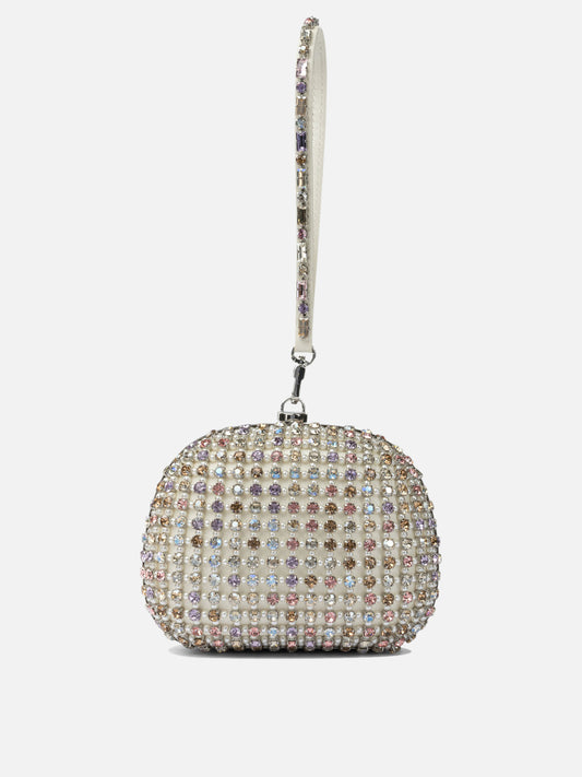 Minaudiere 100% cow leather  Silver - Self-portrait Women | PDP | VIETTI Online Store 
