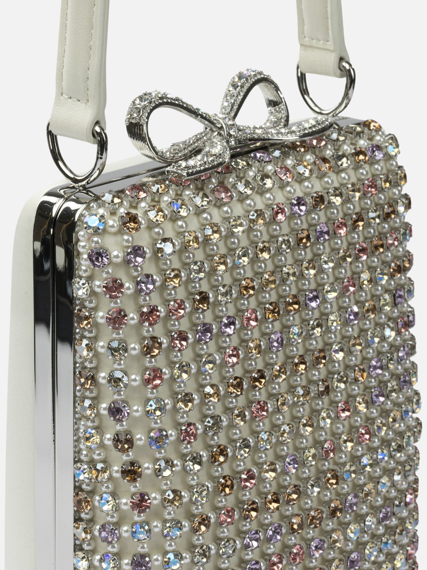 Mini bags 100% cow leather  Silver - Self-portrait Women | PDP | VIETTI Online Store | Zoom-Modal_4
